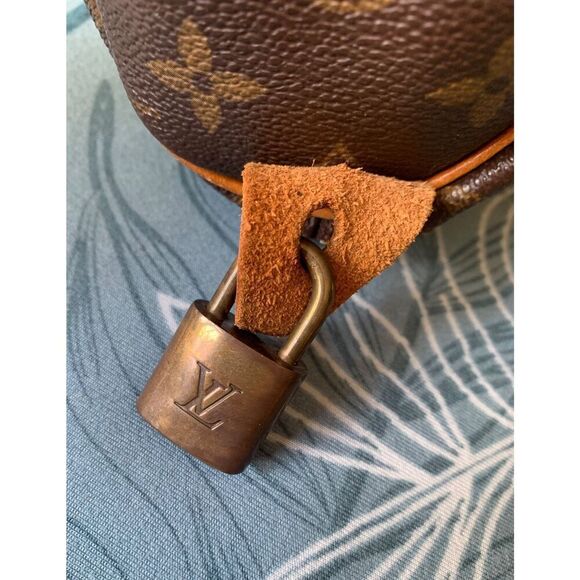 Louis Vuitton Speedy Shoulder Bag 30 Brown Canvas Monogram Purse WITH LOCK USA - Picture 7 of 16
